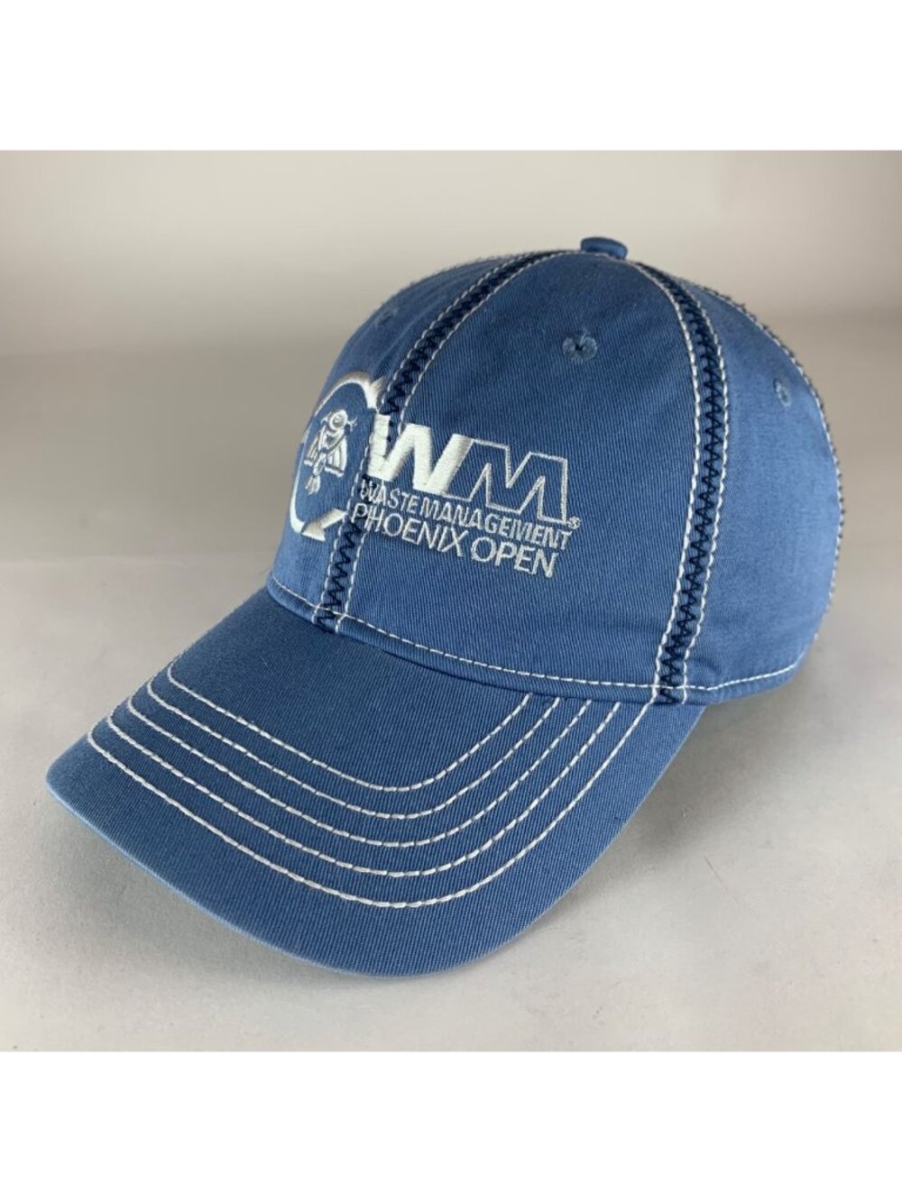 Waste Management Phoenix Open 2016 Blue Ahead Relaxed Fit Strapback Hat